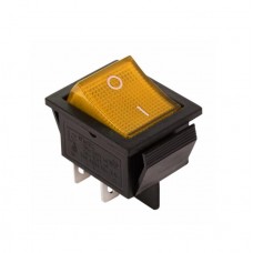 Выключатель KCD4 16А 250V, 20A 125V 4-х контакт.